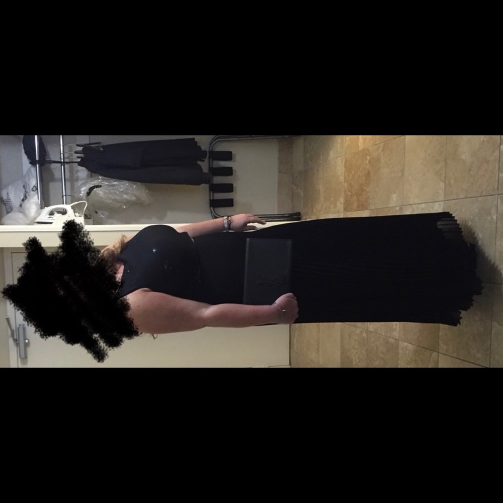 Bailey44 sequin/mesh long dress sz large - Picture 7 of 8
